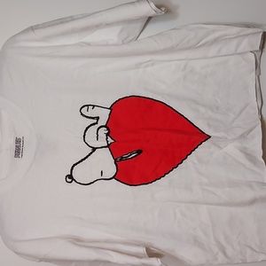 Snoopy Heart Crop Top